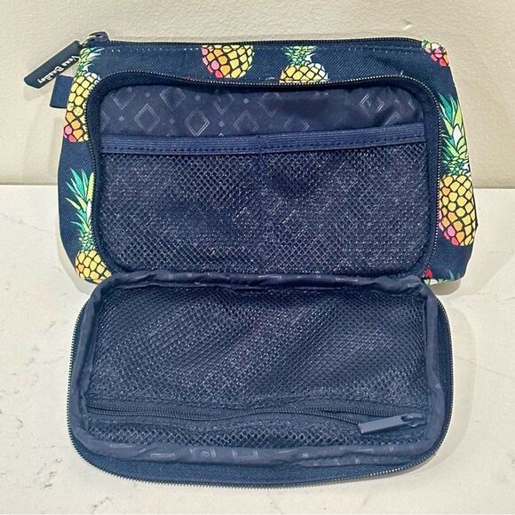 Vera Bradley Lighten Up Compact Organizer Toucan Party Pineapple - Picture 2 of 4